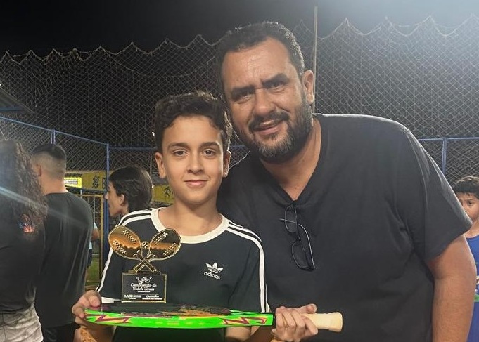 Miguel com seu pai